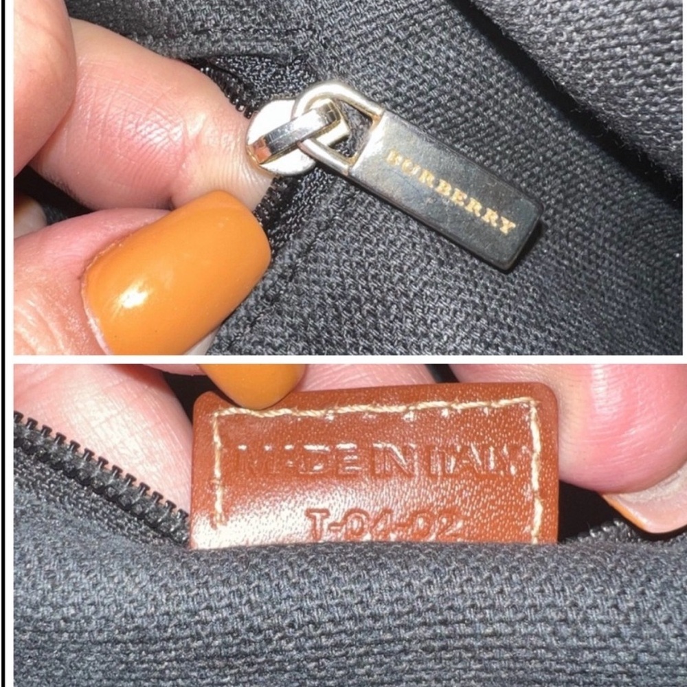 Classic Plaid Satchel Handbag in Beige and Brown - Picture 13 of 13